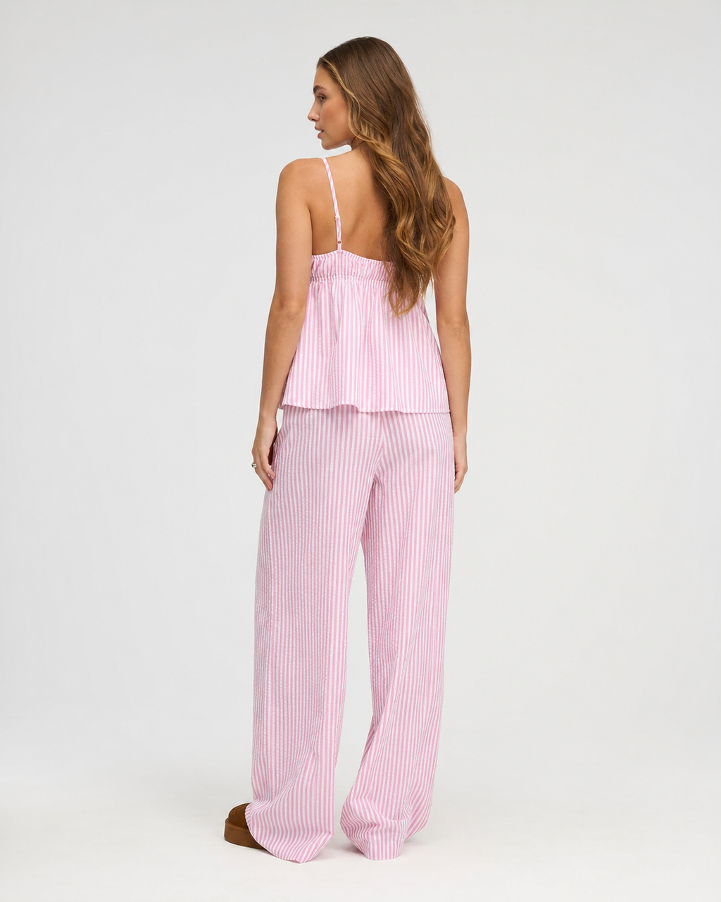 Nube de Algodón – Conjunto camisola con pantalón anchosi
