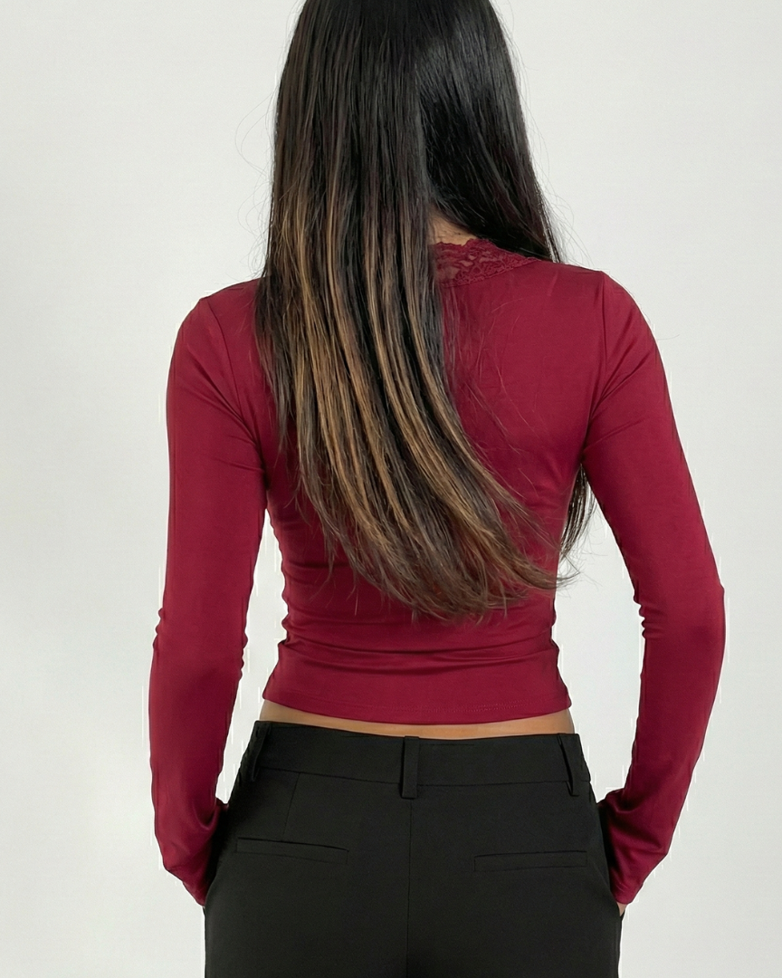 Vera – Top de encaje