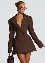 Nora – Vestido corto estilo blazer