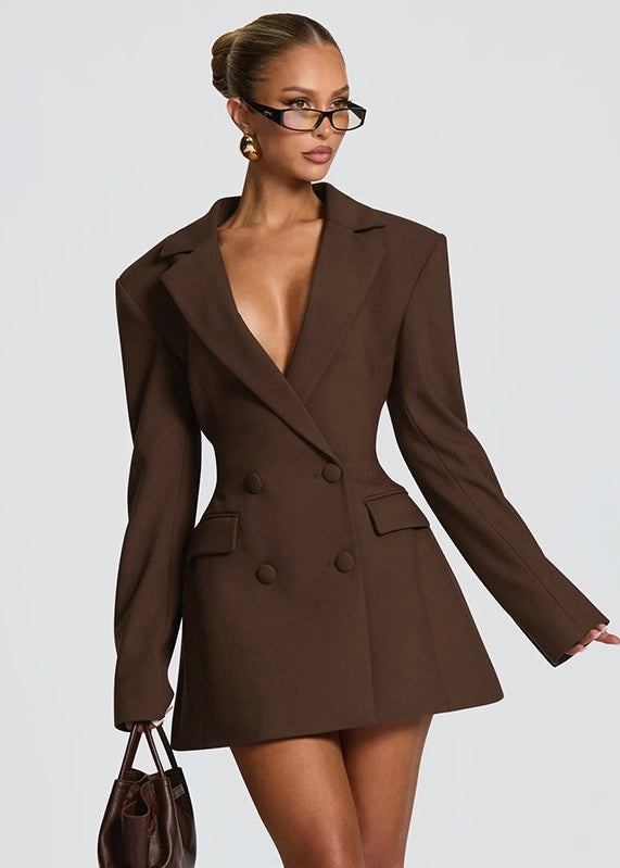 Nora – Vestido corto estilo blazer