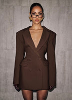 Nora – Vestido corto estilo blazer