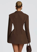 Nora – Vestido corto estilo blazer