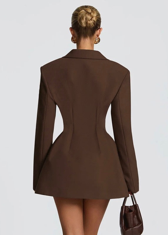 Nora – Vestido corto estilo blazer