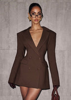 Nora – Vestido corto estilo blazer