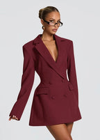 Nora – Vestido corto estilo blazer