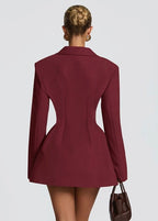 Nora – Vestido corto estilo blazer