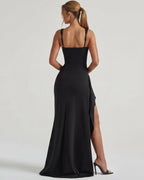 Elena – Vestido largo entallado