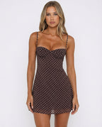 Luna – Vestido corto de lunares