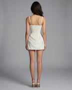 Valeria – Vestido corto efecto corsé