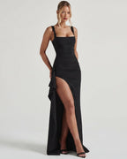 Elena – Vestido largo entallado