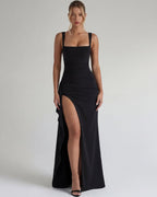 Elena – Vestido largo entallado