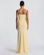 Elena – Vestido largo entallado