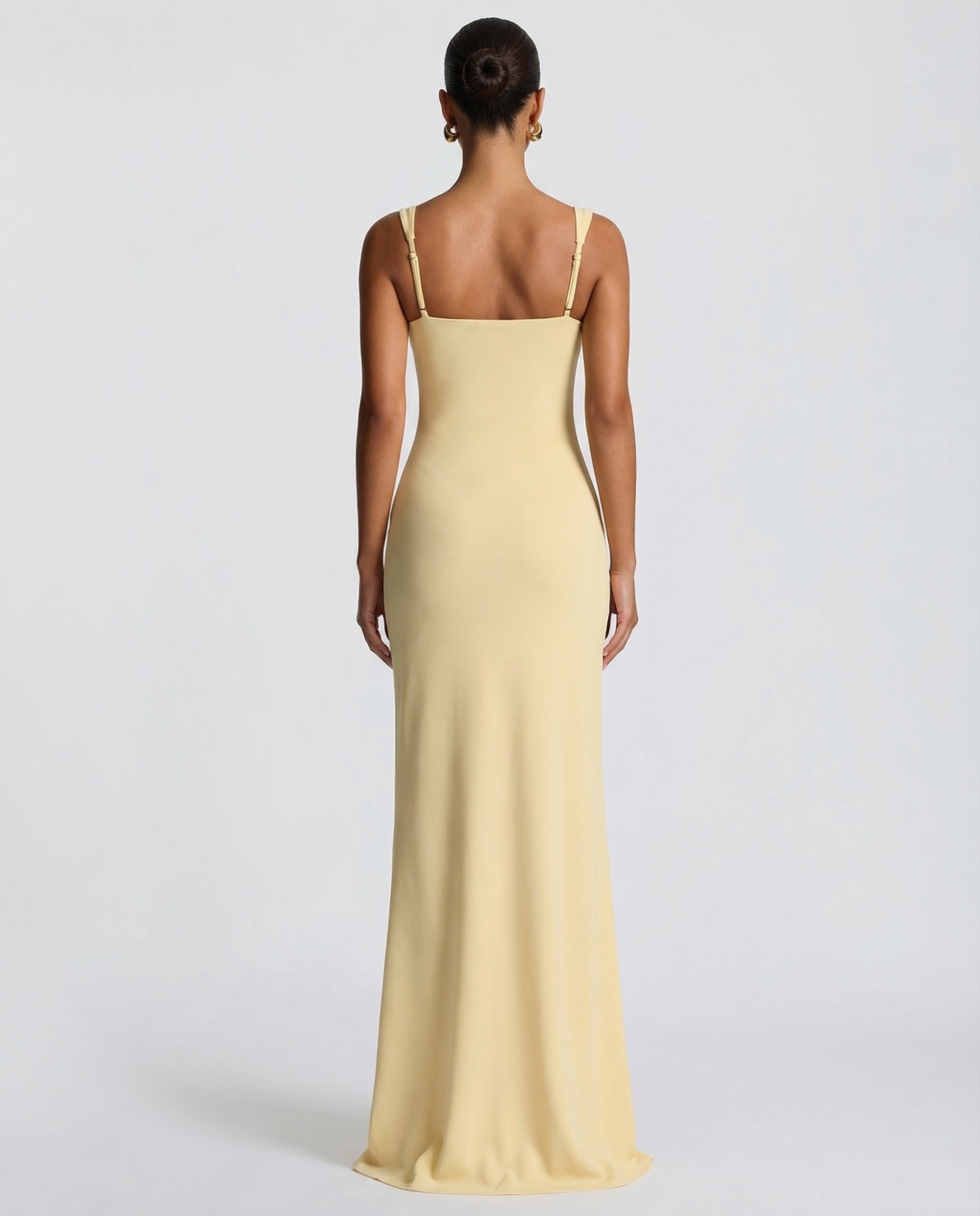 Elena – Vestido largo entallado