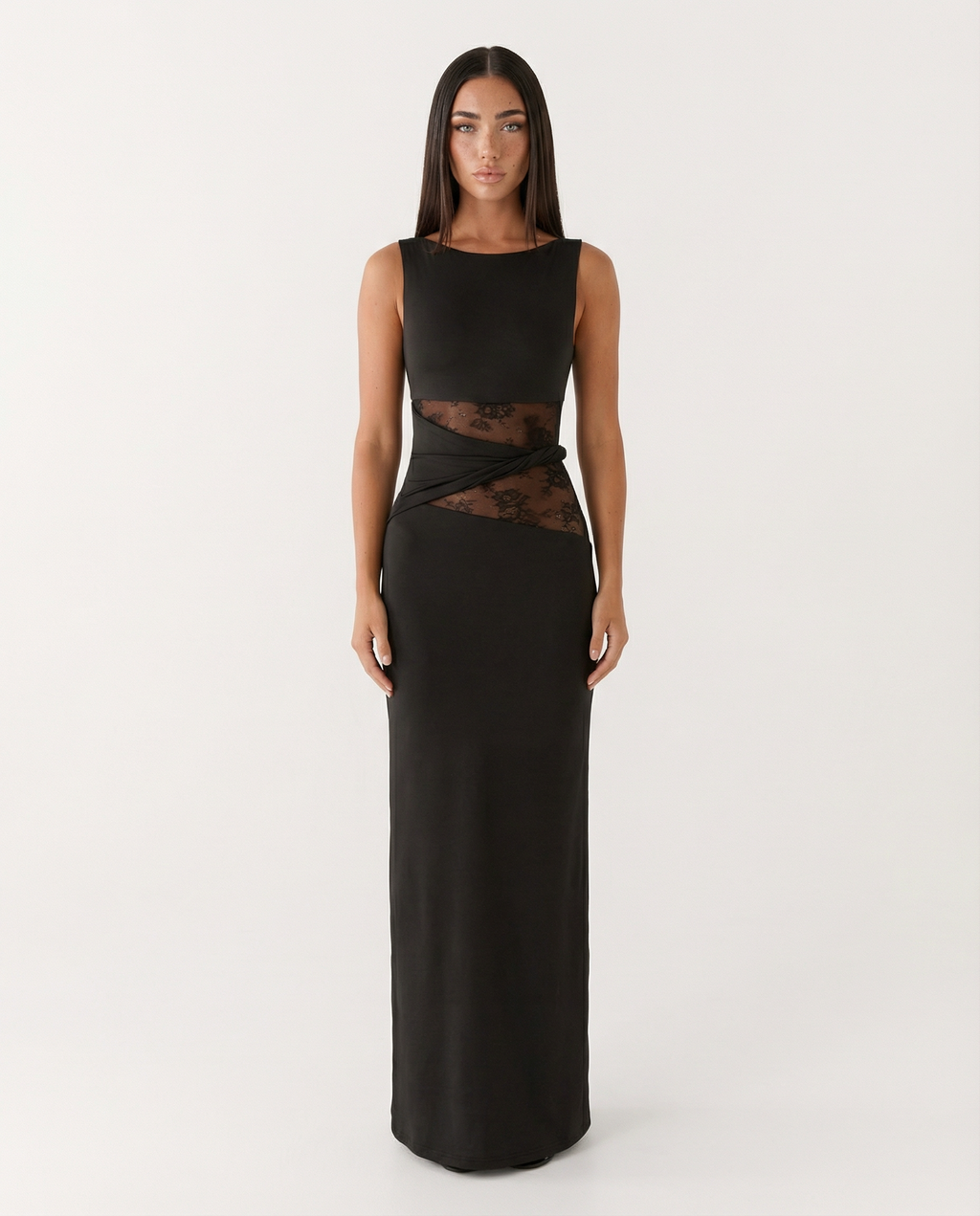 Serena – Vestido largo entallado