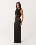 Serena – Vestido largo entallado