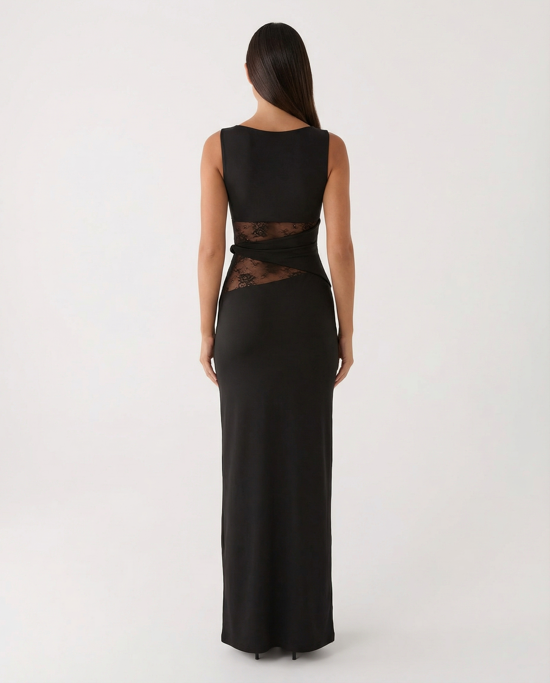 Serena – Vestido largo entallado
