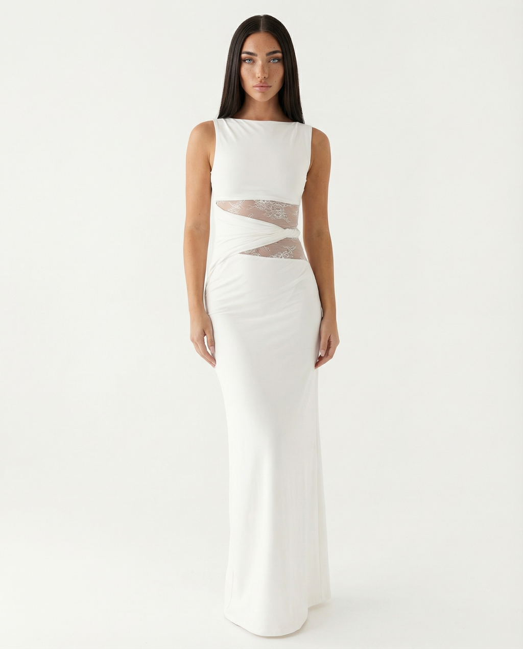 Serena – Vestido largo entallado