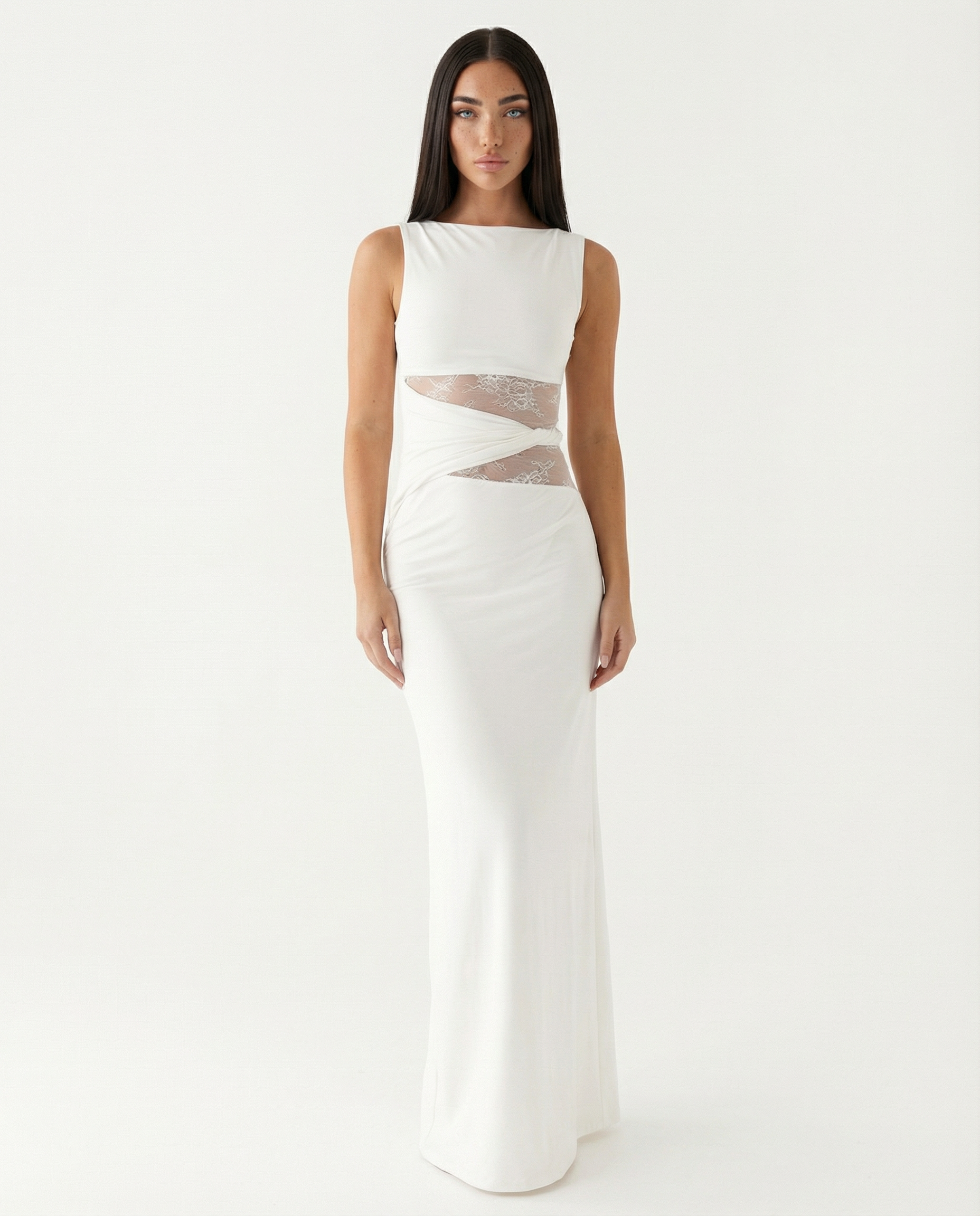 Serena – Vestido largo entallado