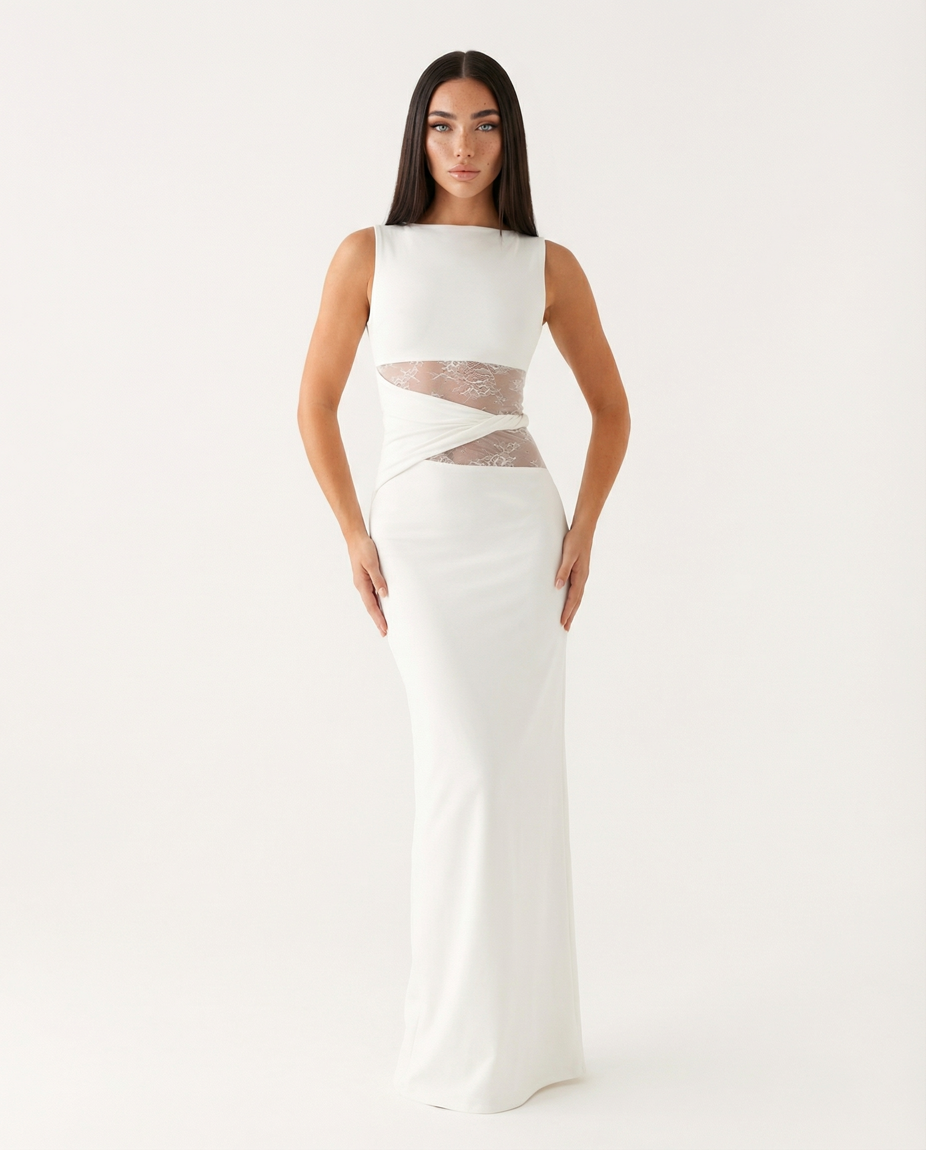 Serena – Fitted maxi dress