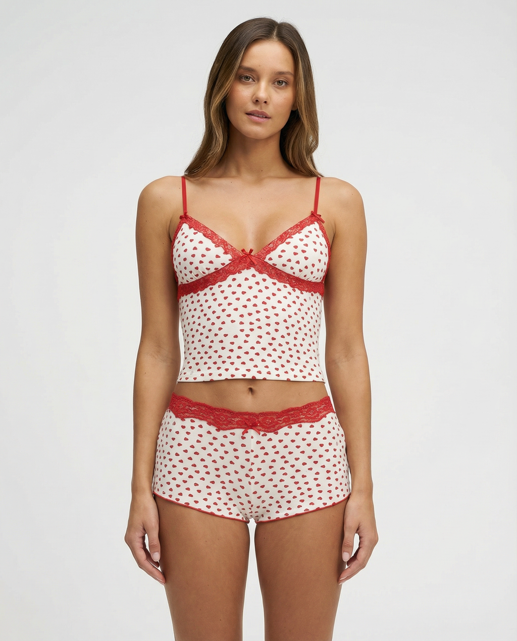 Corazón Salvaje – Conjunto de pijama con encaje