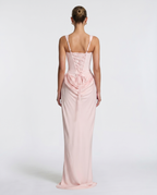 Victoria – Vestido largo efecto corsé