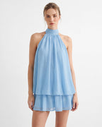 Celia – Vestido corto halter con espalda abierta