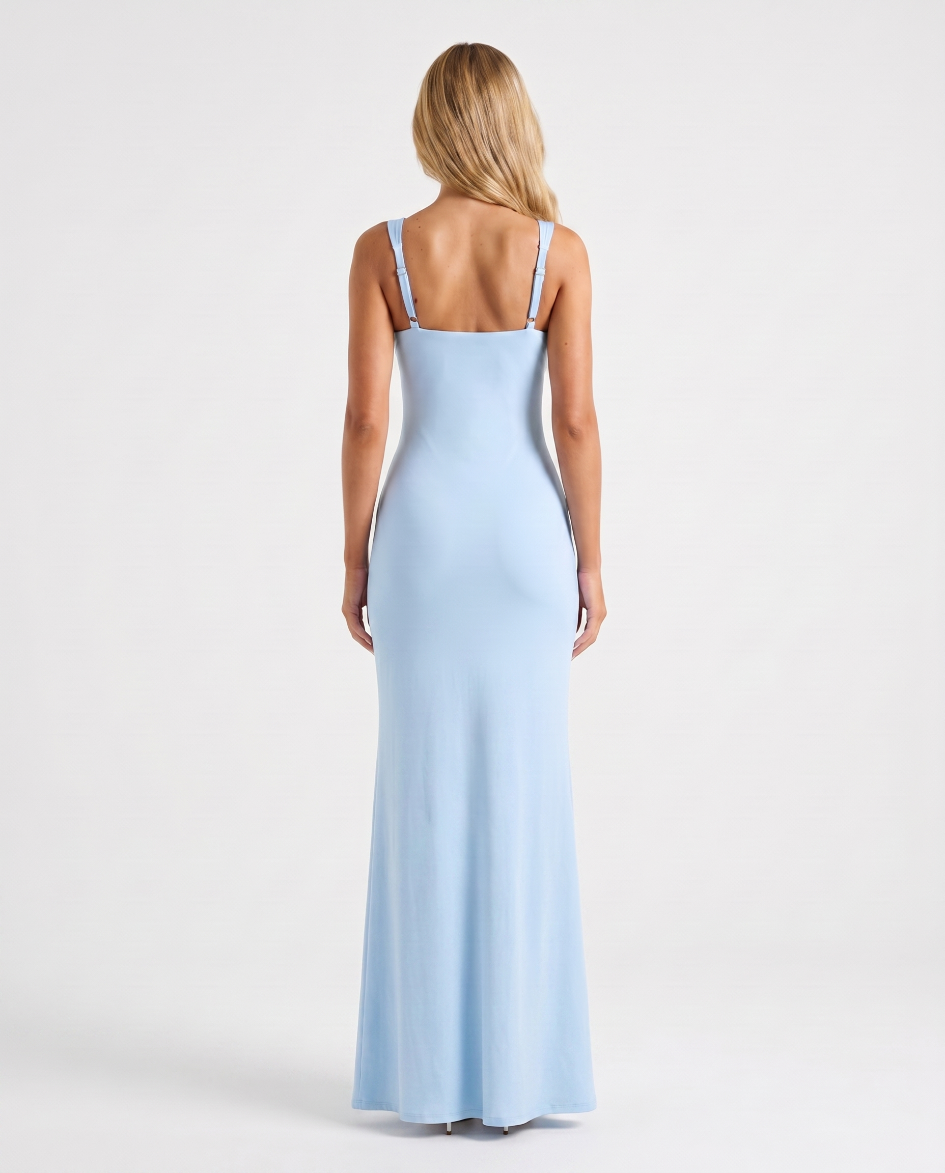 Elena – Vestido largo entallado