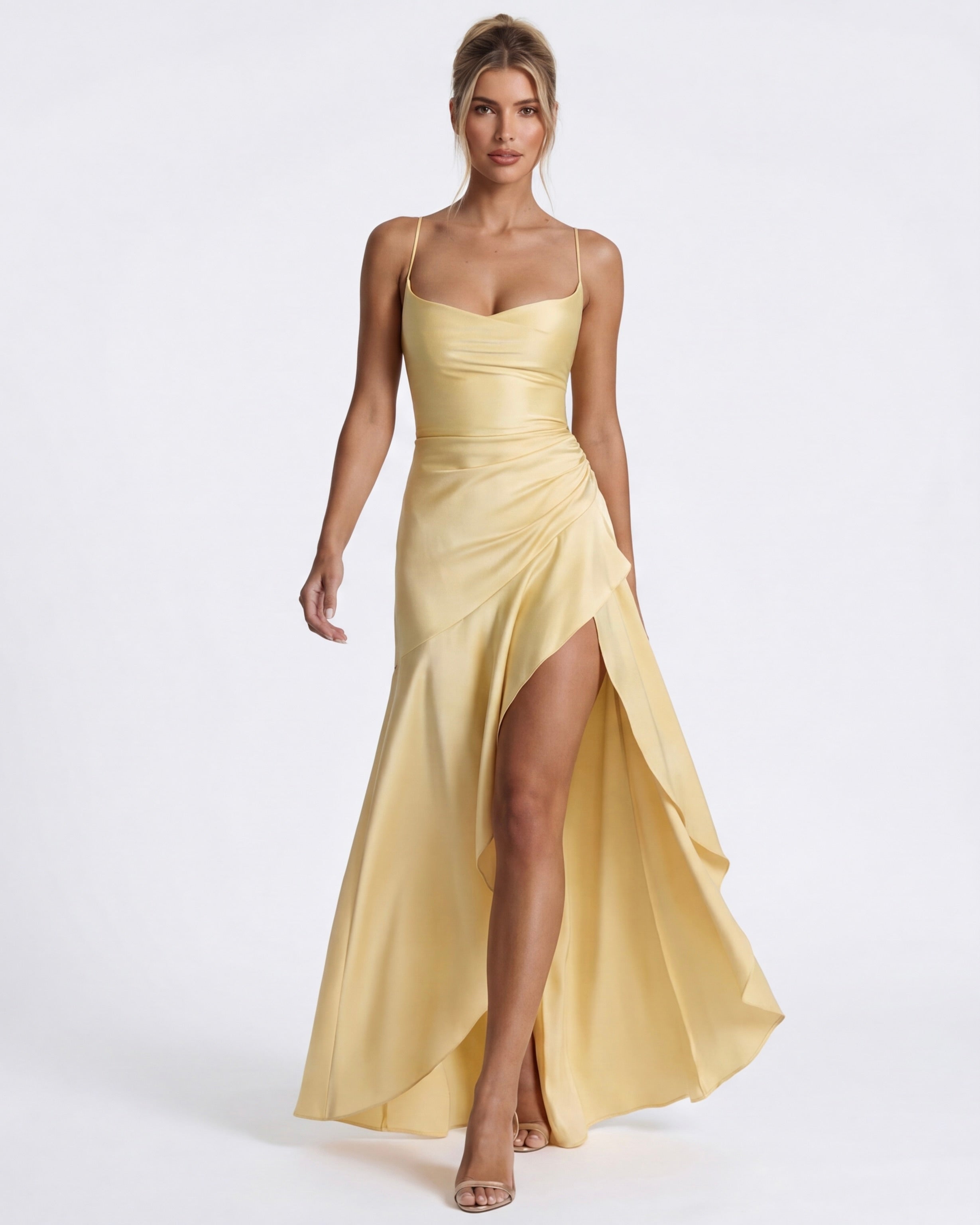 Alejandra – Vestido largo fluido