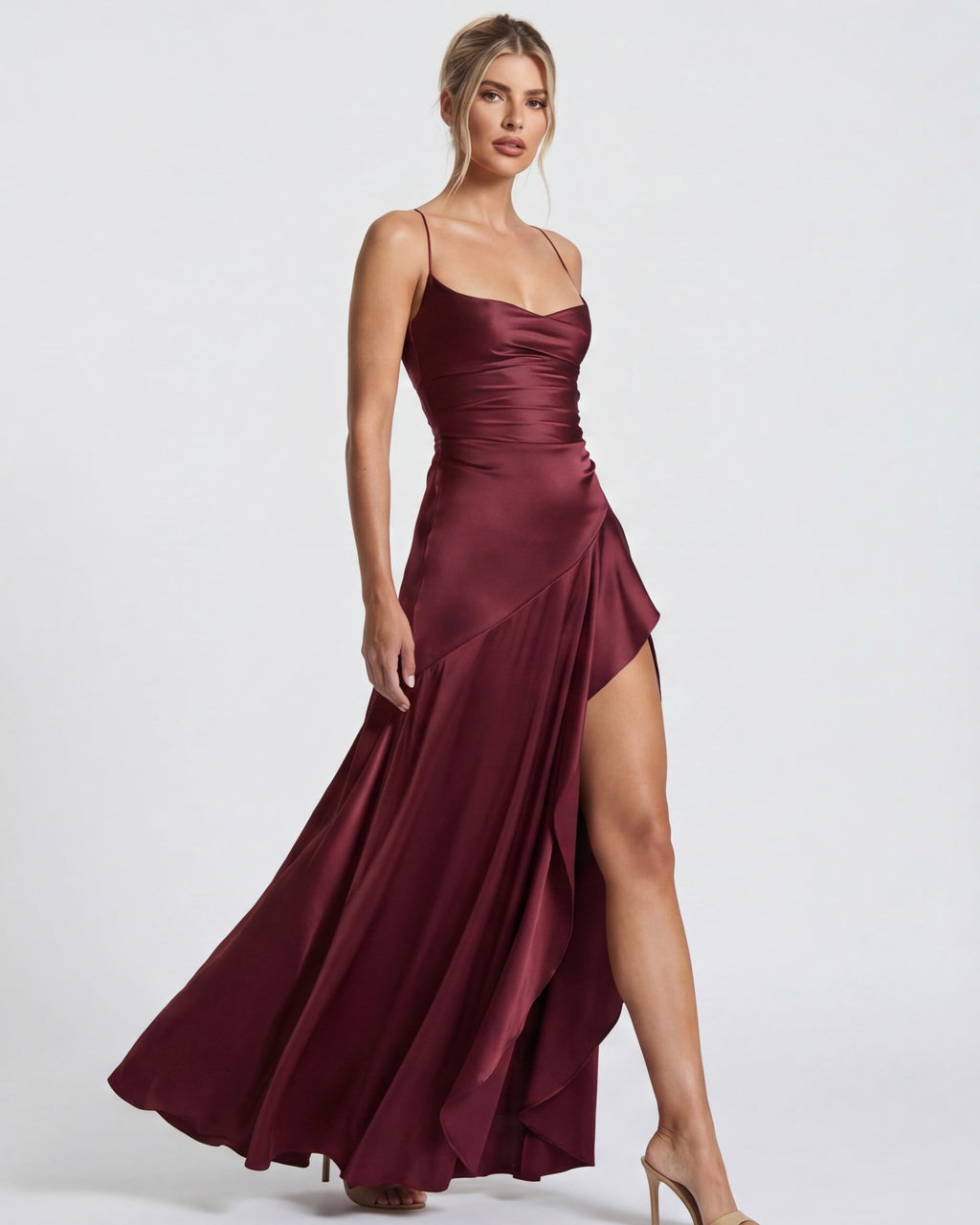 Alejandra – Vestido largo fluido