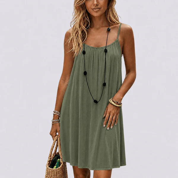 Nuance – Vestido largo de tirantes con espalda abierta