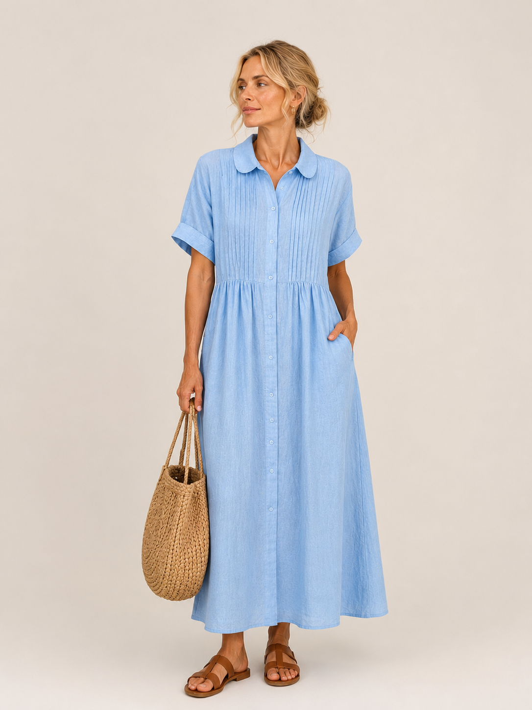 Amelia – Vestido largo fluido